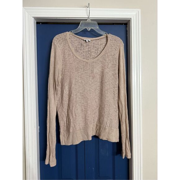 Splendid Sweaters - Splendid Lightweight Tan Sweater Size L